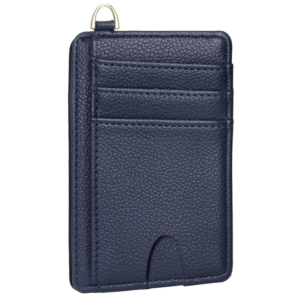6540 Slim Minimalist Wallet Front Pocket RFID Blocking Card Holder Wallets